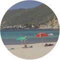 verleih von sonnenschirmen und liegestühlen Insel Elba